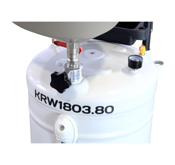 Установка для сбора масла/антифриза Kraftwell KRW1803.80, 80 литров