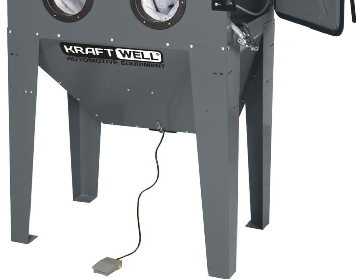 Пескоструйная камера KraftWell KRW-SB350S, напольная, 350 литров