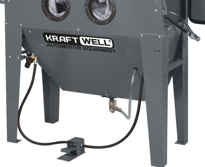 Пескоструйная камера KraftWell KRW-SB420S, напольная, 420 литров