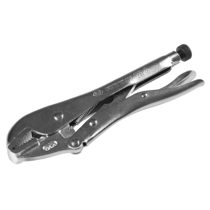 Зажим струбцины с фиксатором King Tony 6031-10N, с прямыми губками, 10", 254мм