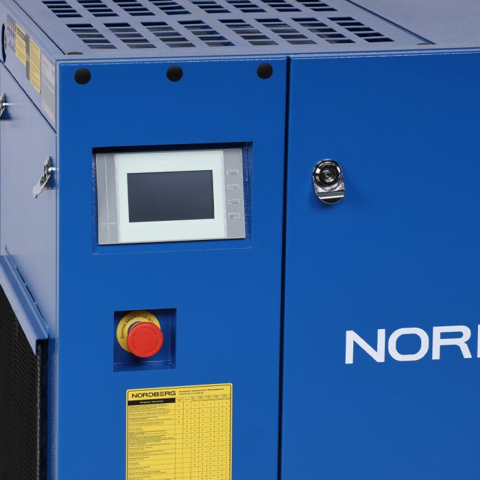 Винтовой компрессор Nordberg NCC10_13, прямой привод, 13 бар, IP23, 800л/мин, 7,5кВт, с ЧП