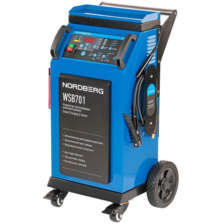 Пуско-зарядное устройство интеллектуальное Nordberg WSB701, 12/24 В, 750A