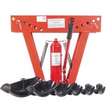 Гидравлический трубогиб ручной 12 тонн TOR TL0300-2A, 50мм, с выносным насосом