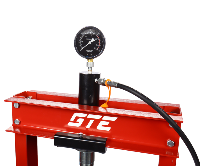 Пресс гидравлический 20т GTE GTE-HPR13020S, ручной, напольный