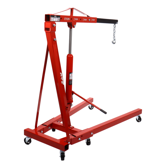 Кран гидравлический складной 1 тонна GTE GTE-HK13001, передвижной