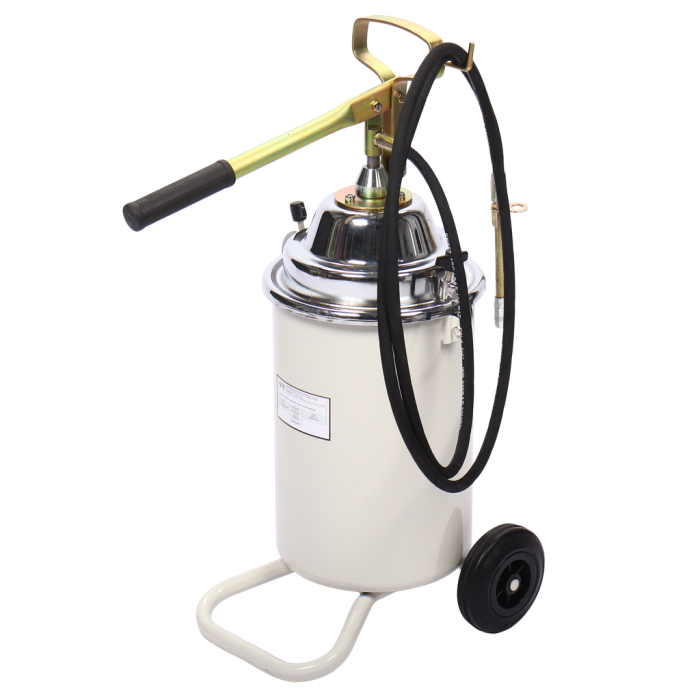 Нагнетатель смазки (солидолонагнетатель) ручной GTE GTE-K50300PRO, с емкостью 13кг