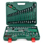 Набор инструментов Hans TK-95, универсальный, 95 предметов, 1/2", 1/4"