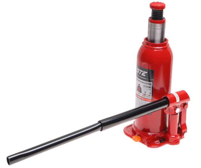 Домкрат бутылочный гидравлический 8т GTE GTE-TH90804, 222-447мм