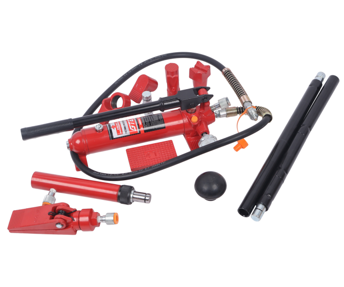 Гидравлическая растяжка 4т GTE GTE-HR13004,  в кейсе