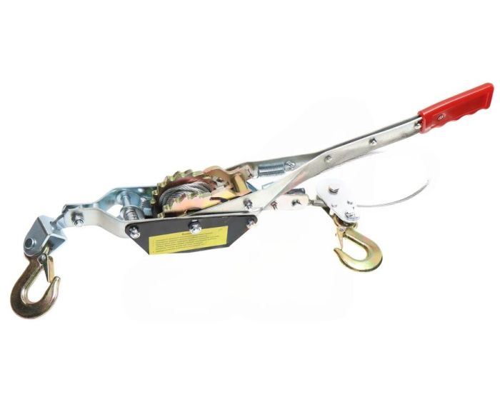 Лебедка ручная рычажная 2 т тяговая ЭВРИКА ER98242, L=2.2м