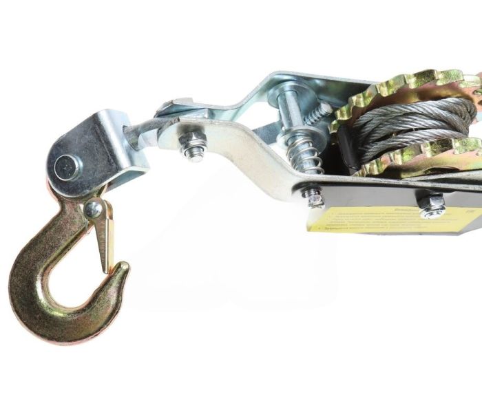 Лебедка ручная рычажная 2 т тяговая ЭВРИКА ER98242, L=2.2м