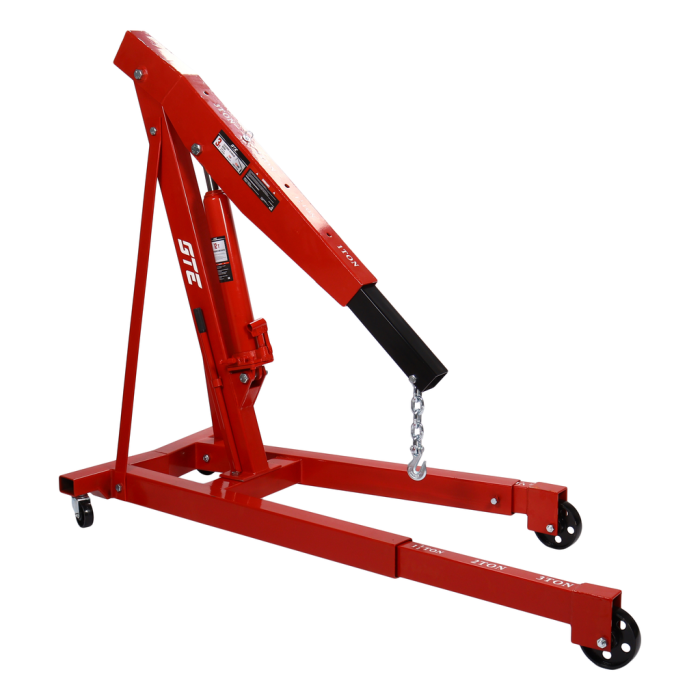 Кран гидравлический складной 3 тонны GTE GTE-HK13003, передвижной