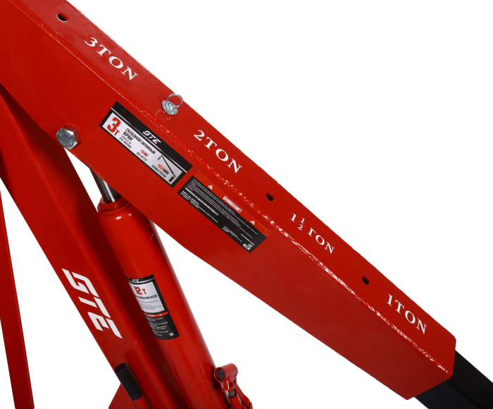 Кран гидравлический складной 3 тонны GTE GTE-HK13003, передвижной