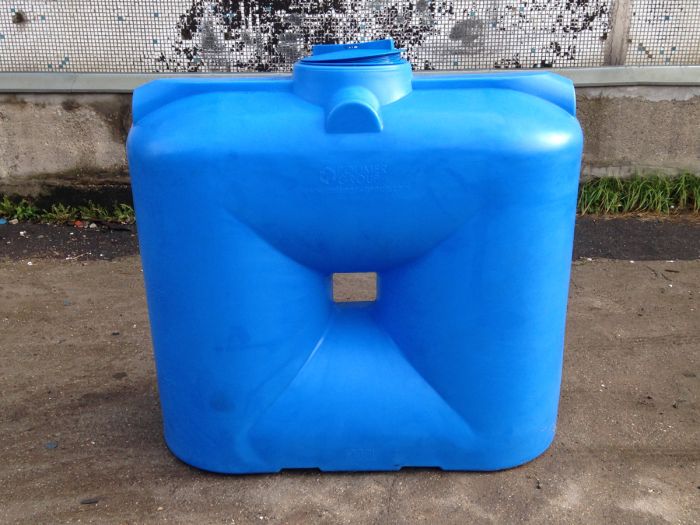 Емкость прямоугольная Polimer-Group S 1000, 1000 литров, синяя