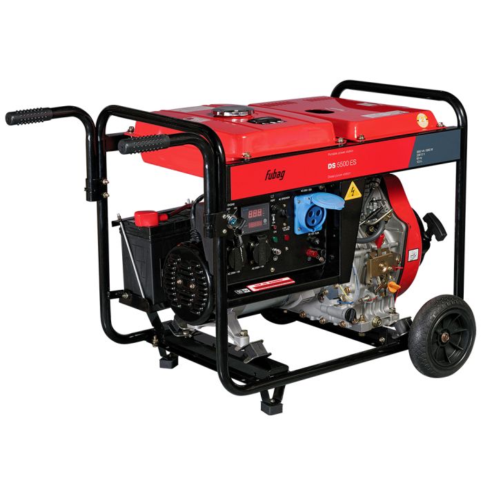 Дизельный генератор с электростартером Fubag DS 5500 ES, 220В, 21,74А