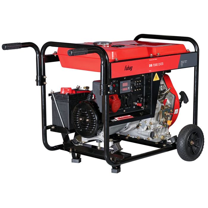 Дизельный генератор с электростартером Fubag DS 7000 D ES, трехфазный, 220/380В, 9,96А