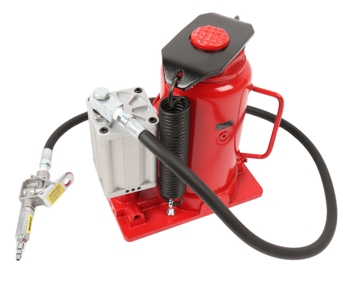 Домкрат бутылочный пневмогидравлический 20т GTE GTE-TQ20002, 265-510мм