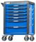 Тележка инструментальная NORDBERG T7P, закрытая, 7 ящиков