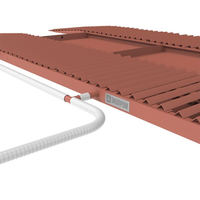 Эстакада металлическая ЭкоПром «Каскад» Комфорт, разборная, 6м, красная