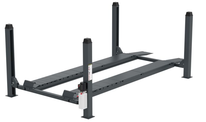 Подъемник четырехстоечный 5,5 тонн Dekar HFL4155E, электрогидравлический, для сход-развала, 380В