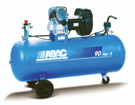 Поршневой компрессор Abac V30/90 CM3, коаксиальный привод, масляный, 330 л/мин, 220В