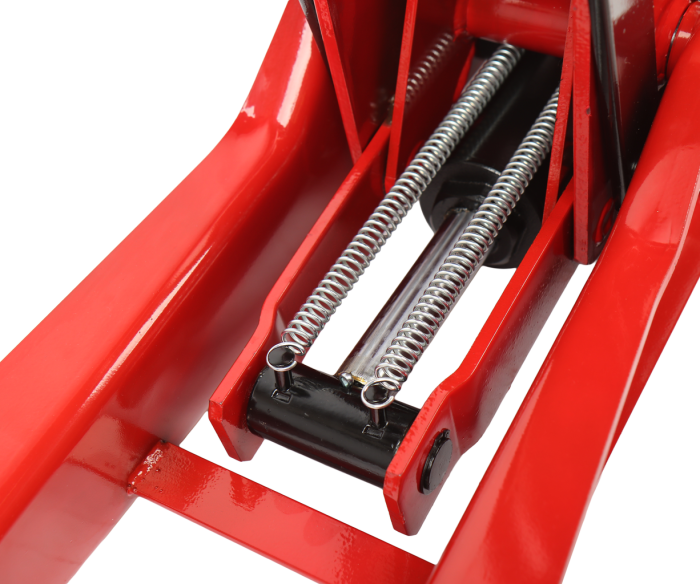 Домкрат гидравлический подкатной 3.5т GTE GTE-TH33502, 95-552мм, двухпоршневой, низкопрофильный