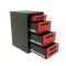 Тумба инструментальная для верстака Garopt GTY4.RED красная, 4 ящика
