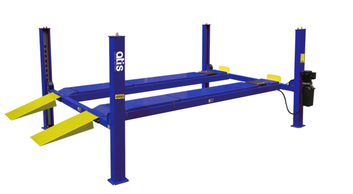 Подъемник четырехстоечный 4 тонны Atis A440AH, электрогидравлический, для сход-развала, 220/380В