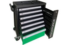 Тележка инструментальная ROCKFORCE RF-55299, закрытая, 7 ящиков