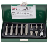Набор бит для шуруповерта Hans 06811, 1/2", XZN, 11 предметов