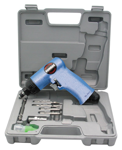 Пневмошуруповерт ударный Sumake ST-4468К, 3,5Нм, 13000об/мин, в кейсе с набором насадок