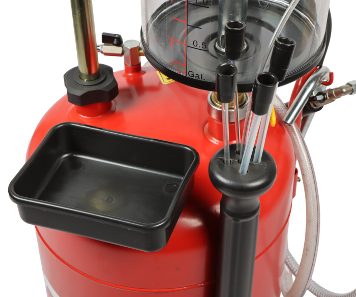 Установка для замены масла GTE GTE-T14201, 70л, с поворотным поддоном 10л и колбой