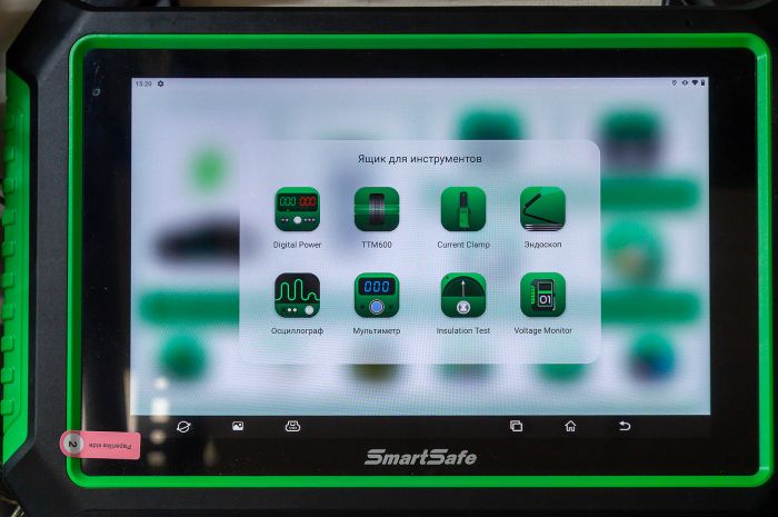 Диагностический автосканер и тестер Launch SmartSafe P01 EV, для гибридных и электромобилей