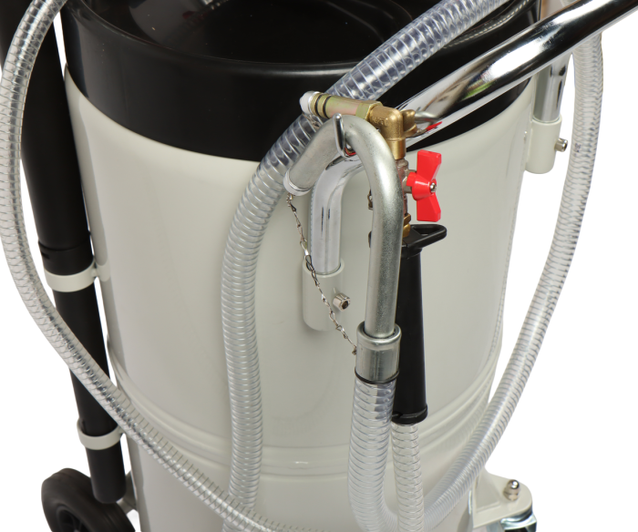 Установка для замены масла GTE GTE-T657790PRO, 90л, с поворотным поддоном 15л и колбой