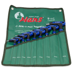 Ключи шестигранные L-образные TORX набор Hans 16755-9T, 10-50мм, 9 шт.