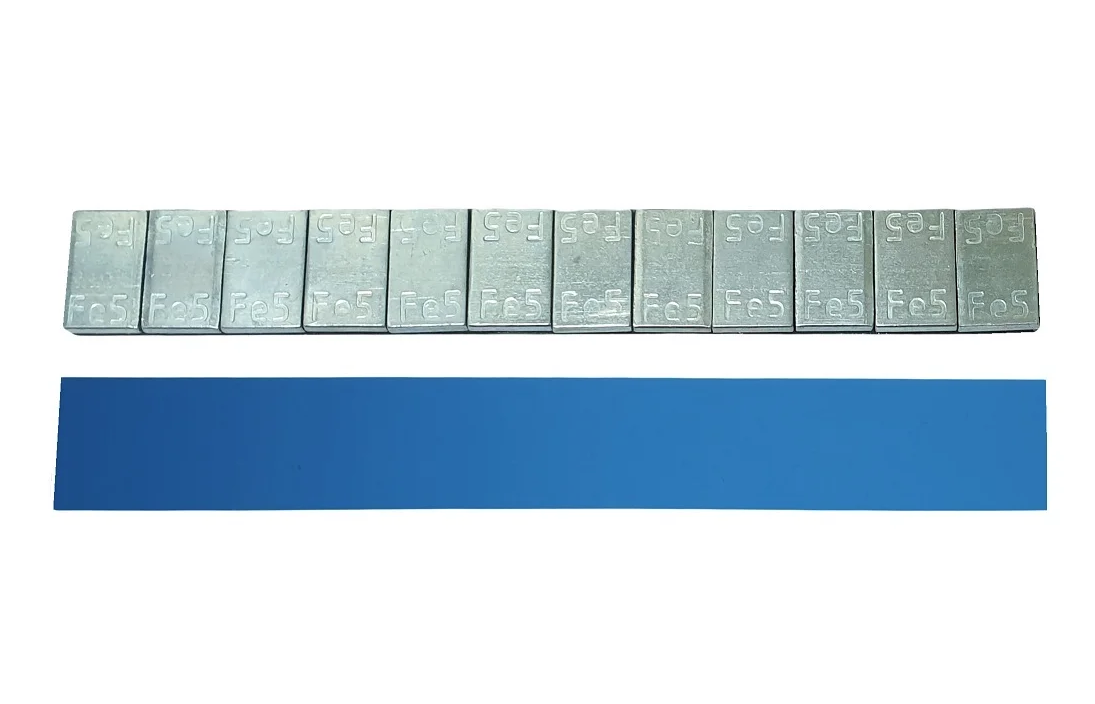 Самоклеющиеся балансировочные грузики для стальных дисков 5г CLIPPER 0093Fe, 50шт.