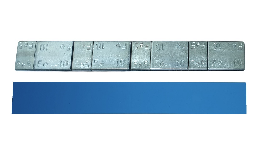 Самоклеющиеся балансировочные грузики для стальных дисков 10/5г CLIPPER 0095Fe, 50шт.