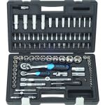 Набор инструментов в кейсе Licota ALK-8010F, 94 предмета, с трещоткой, 1/2", 1/4"