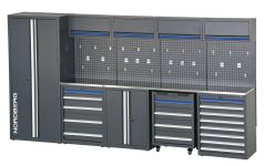 Верстак слесарный Nordberg TT116, в наборе мебели, с экраном, ящиками, тележкой Верстак слесарный Nordberg TT116, в наборе мебели, с экраном, ящиками, тележкой