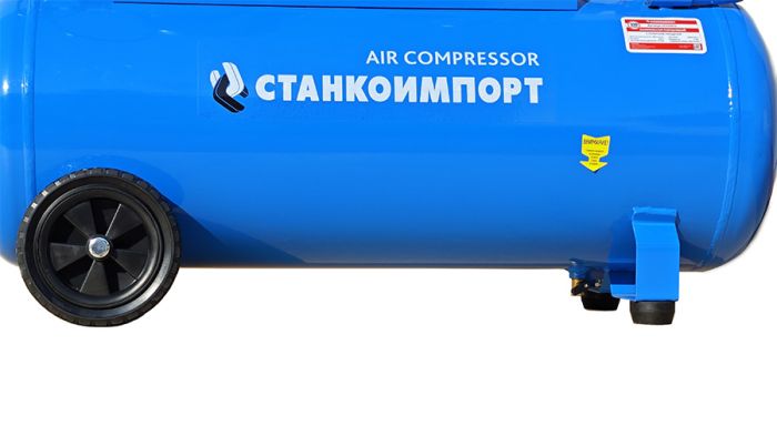 Поршневой компрессор Станкоимпорт ACH39013, ременной привод, 390 л/мин, 100л, 380В