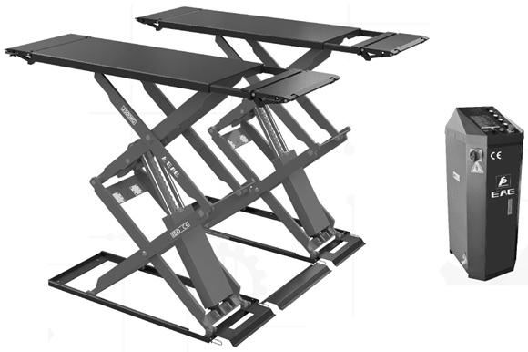 Подъемник автомобильный ножничный 3,5 тонн Everlift EE-6501V3, электрогидравлический, 380В