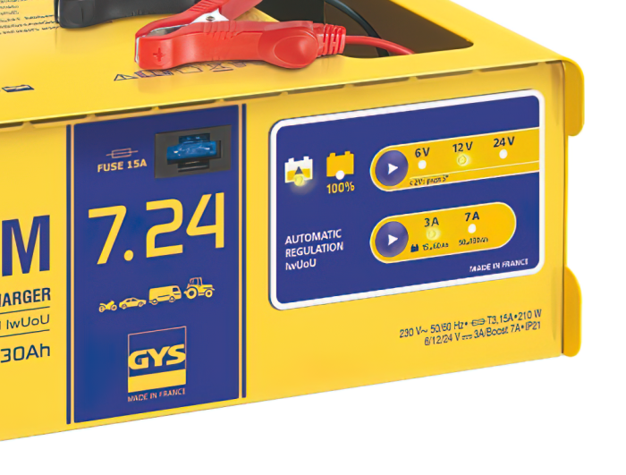 Зарядное устройство автомат GYS BATIUM 7-24, 11А, инверторное