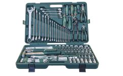 Набор инструментов в кейсе Jonnesway S04H524127S, 127 предметов, с трещоткой, 1/2", 1/4"