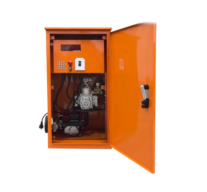 Топливораздаточная колонка Exzotron EFL-BOX-BASE-90л-Vertical, 100л/мин, 220В, для дизеля