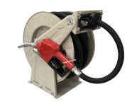 Катушка для шланга стальная автоматическая HR-1915W, с пистолетом, 19мм, до 15м