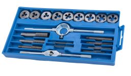 Набор метчиков и плашек AV Steel AV-921130, 20пр.