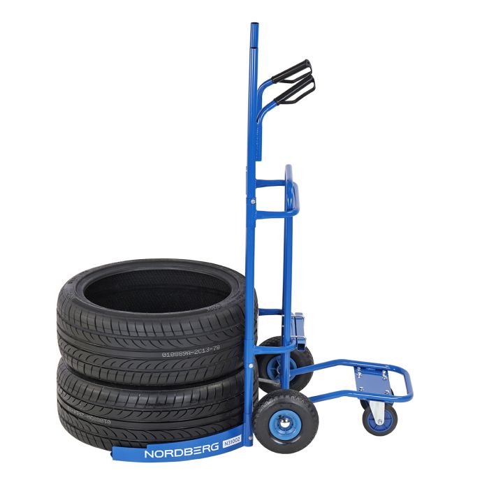 Тележка для транспортировки колес с захватами Nordberg N31002, 150 кг
