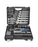 Набор инструментов в кейсе Forsage F-4821-9 PREMIUM, 88 предметов, с трещоткой, 1/4", 1/2"