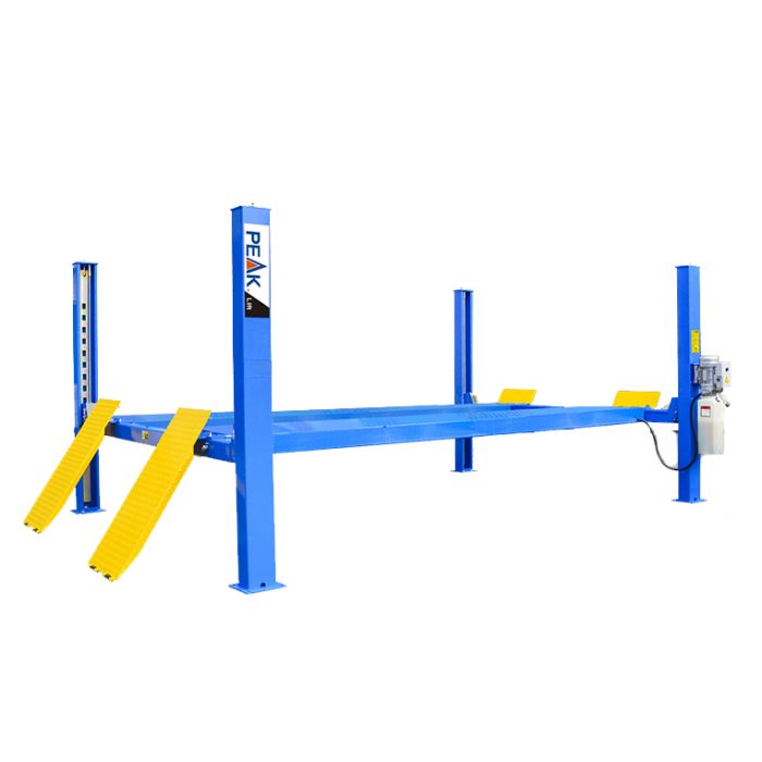 Подъемник четырехстоечный 4 тонны Atis А440H серый, электрогидравлический, для слесарных работ, 220/380В