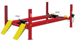 Подъемник четырехстоечный 8 тонн Atis A480A, электрогидравлический, для сход-развала, 220/380В